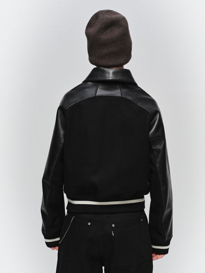JIEDA　DRAPING VARSITY JACKET