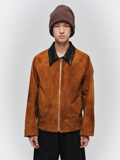 JIEDA　NUBUCK DRAPING LEATHER JACKET