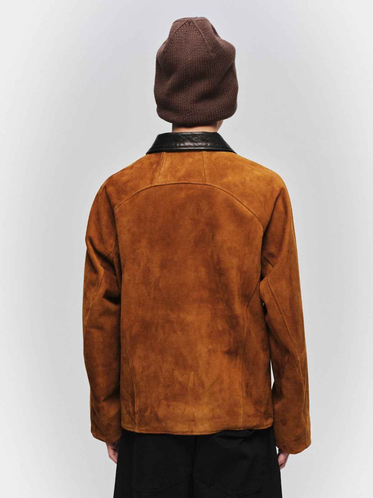 JIEDA　NUBUCK DRAPING LEATHER JACKET