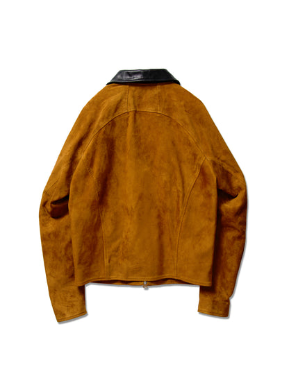 JIEDA　NUBUCK DRAPING LEATHER JACKET