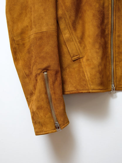 JIEDA　NUBUCK DRAPING LEATHER JACKET