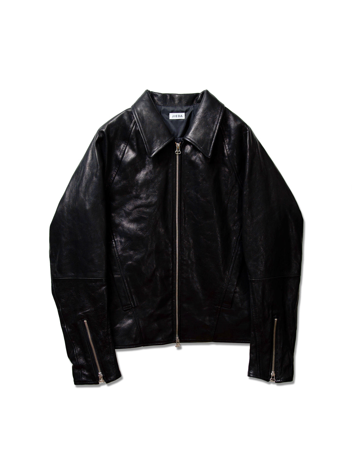 JIEDA　DRAPING LEATHER JACKET