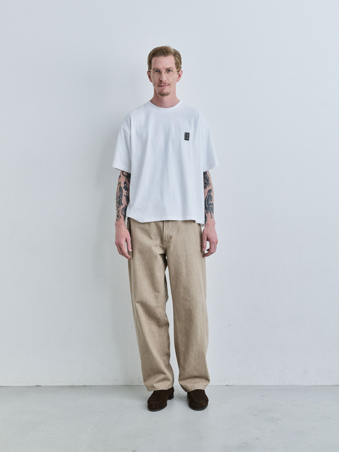JIEDA　JIEDA EMBROIDERY RELAX TEE