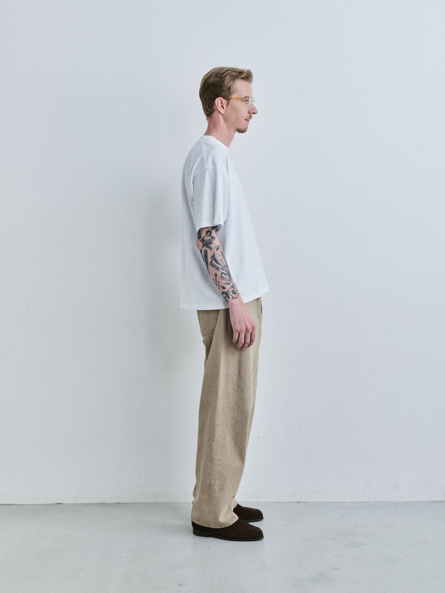 JIEDA　JIEDA EMBROIDERY RELAX TEE
