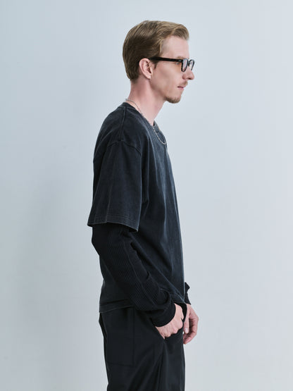 JIEDA　JIEDA EMBROIDERY FADE TEE