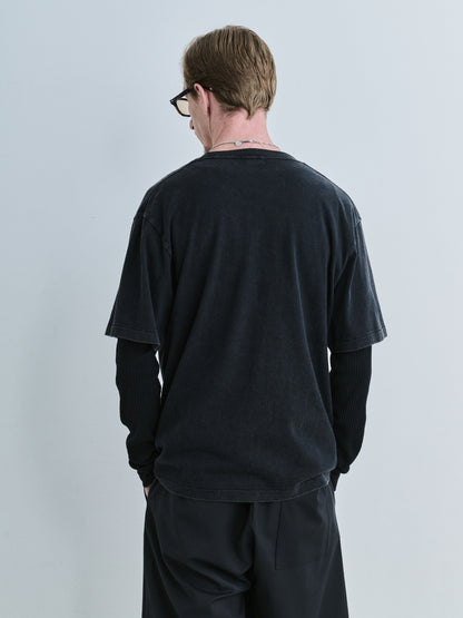 JIEDA　JIEDA EMBROIDERY FADE TEE