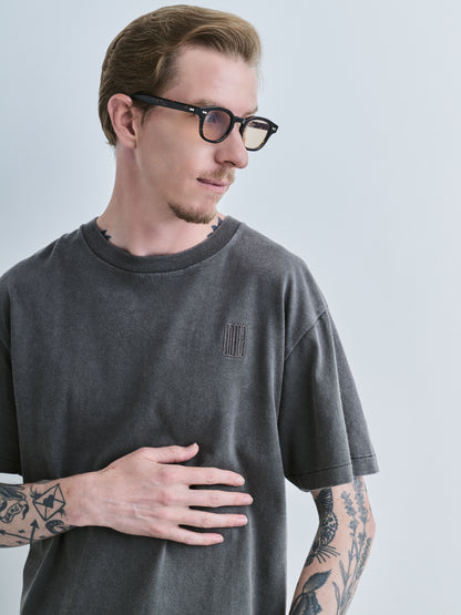 JIEDA　JIEDA EMBROIDERY FADE TEE