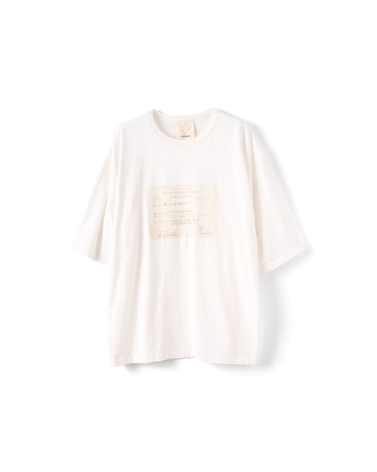 refomed　RAILWAY TICKET TEE