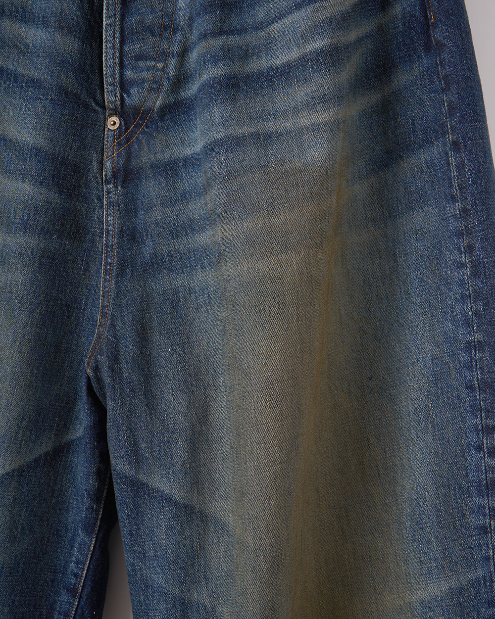 refomed　FRESH MAN DENIM WIDE PANTS "USED"