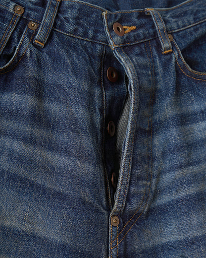 refomed　FRESH MAN DENIM WIDE PANTS "USED"