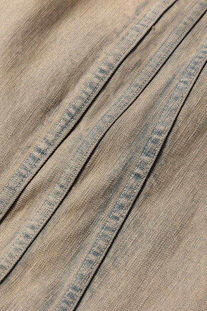 TRIPLE SEAMS 6P DENIM WIDE BLEACH
