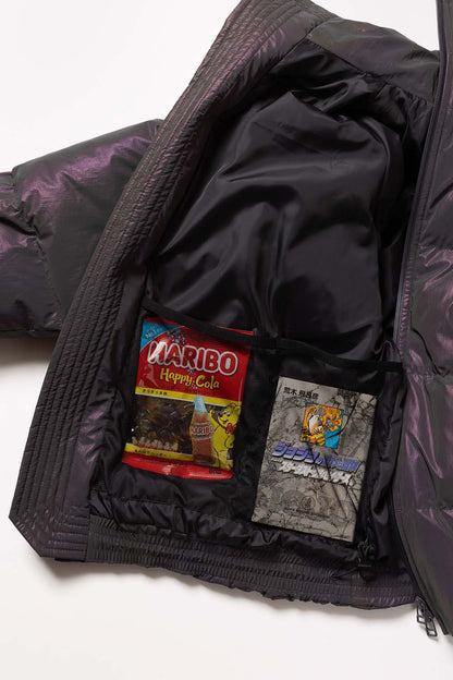 CURVY DOWN JACKET HOLO REFLECTIVE