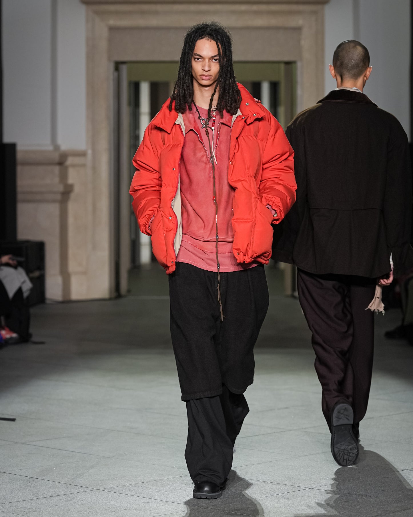 ANCELLM　FLEECE-LINED SWEAT PULLOVER