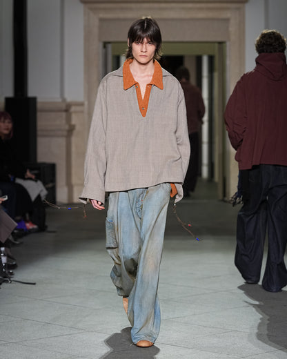 ANCELLM　DENIM PAINTER PANTS