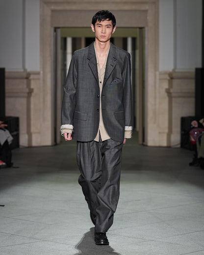 ANCELLM　LAYERED TAILORED JACKET