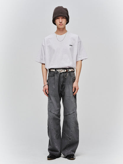 JIEDA　HAIRCALF WESTERN BELT