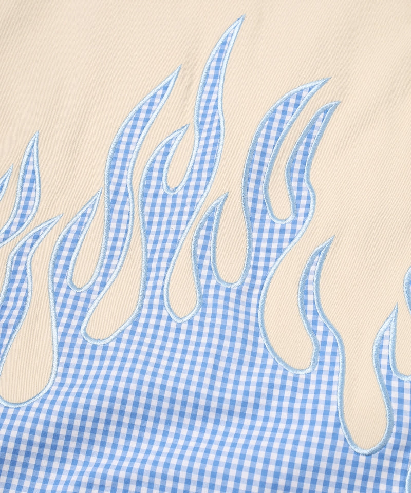 JIEDA　FLAME PATTERN TOTE BAG