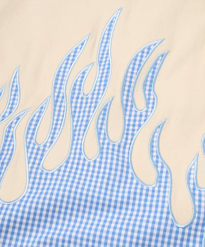 JIEDA　FLAME PATTERN TOTE BAG