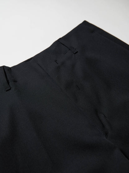 ANTHEM A　WOOL GABARDINE BELTLESS TROUSERS