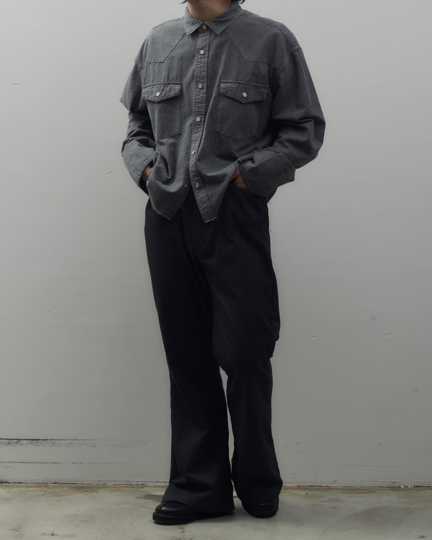 JIEDA　SHORT WESTERN SHIRT