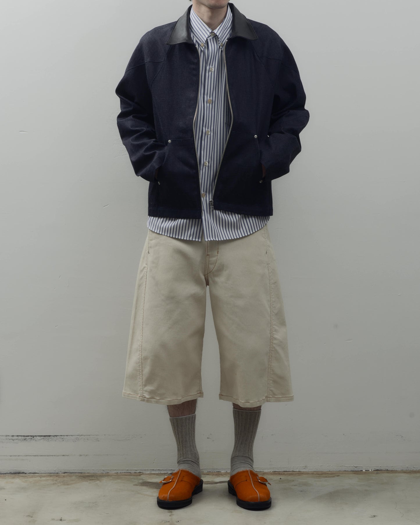 JIEDA　3D 3/4 FADE PIQUE PANTS