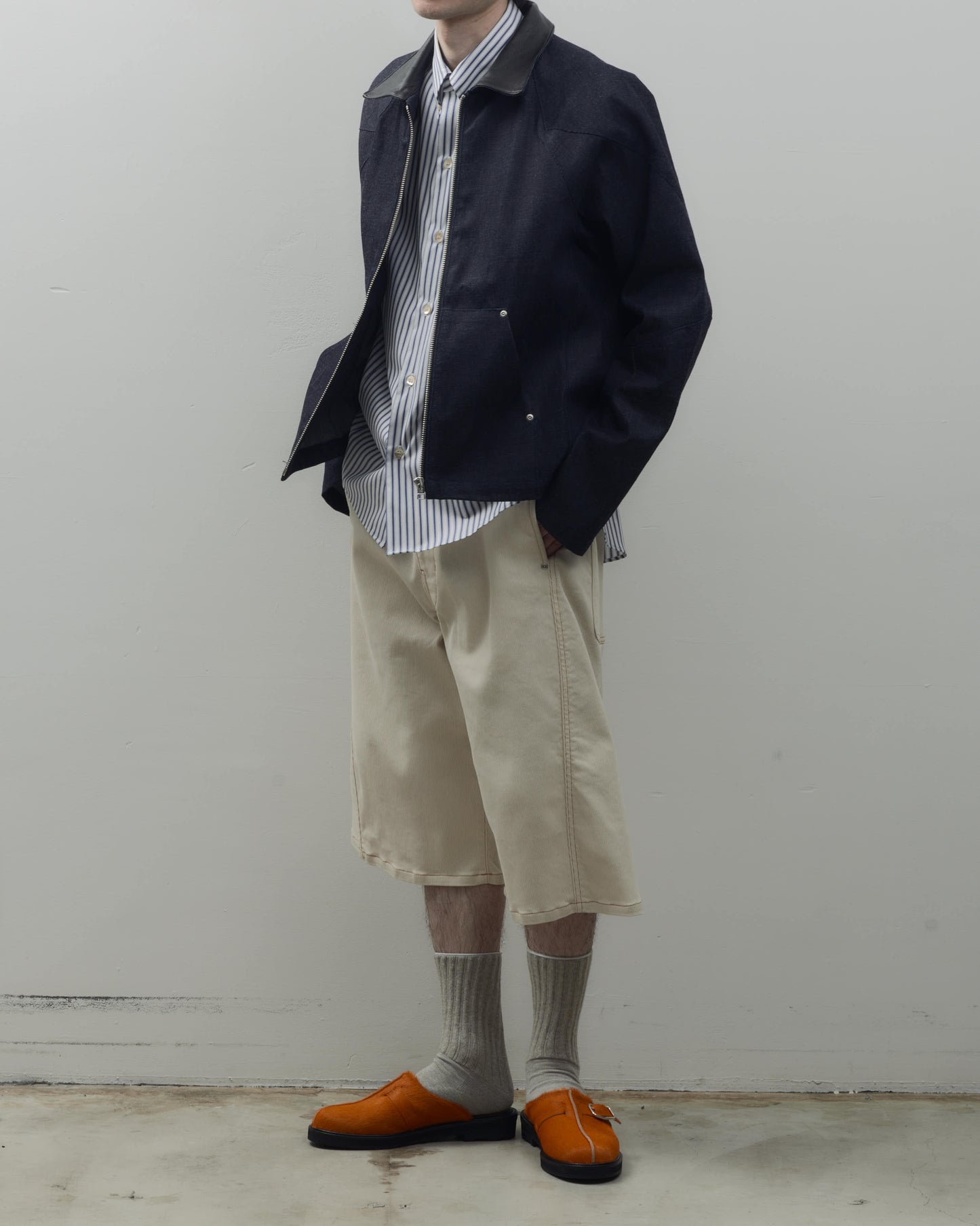 JIEDA　3D 3/4 FADE PIQUE PANTS