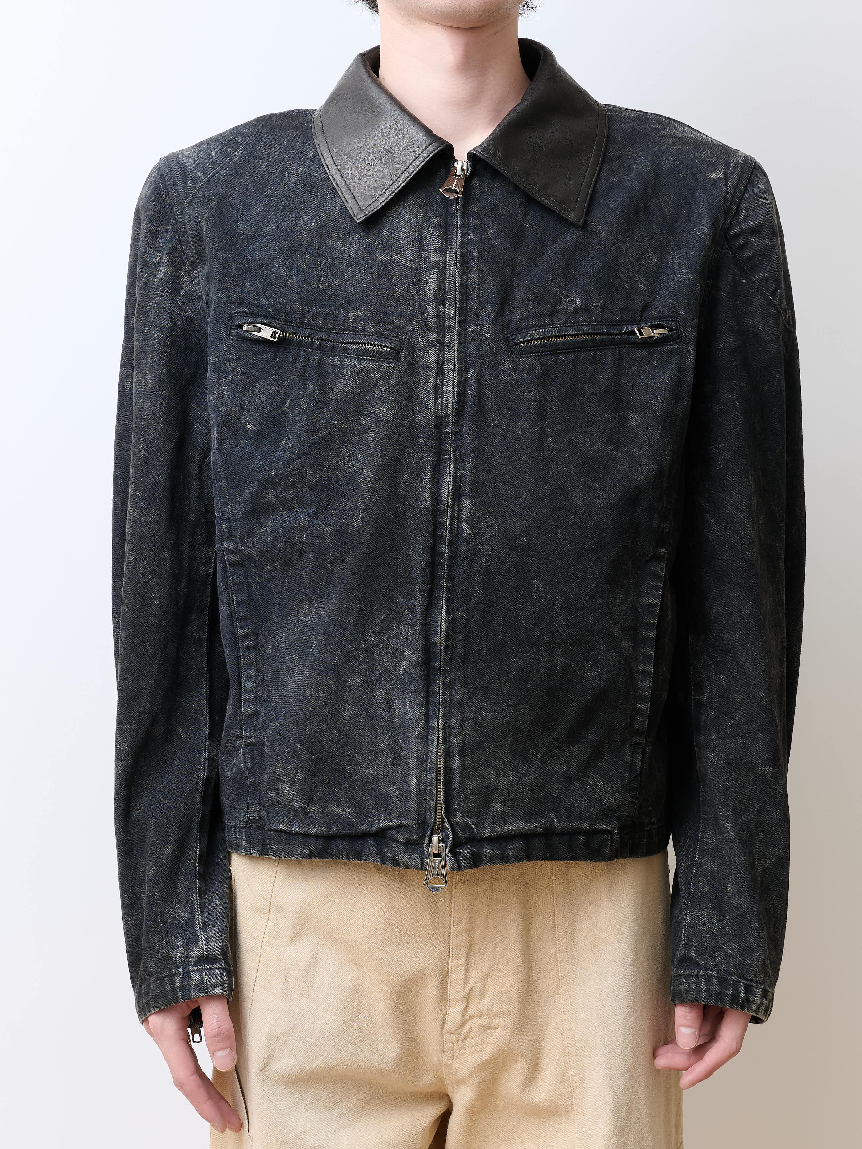 BASICKS Dirty Motorcycle Denim Jacket – KIKUNOBU