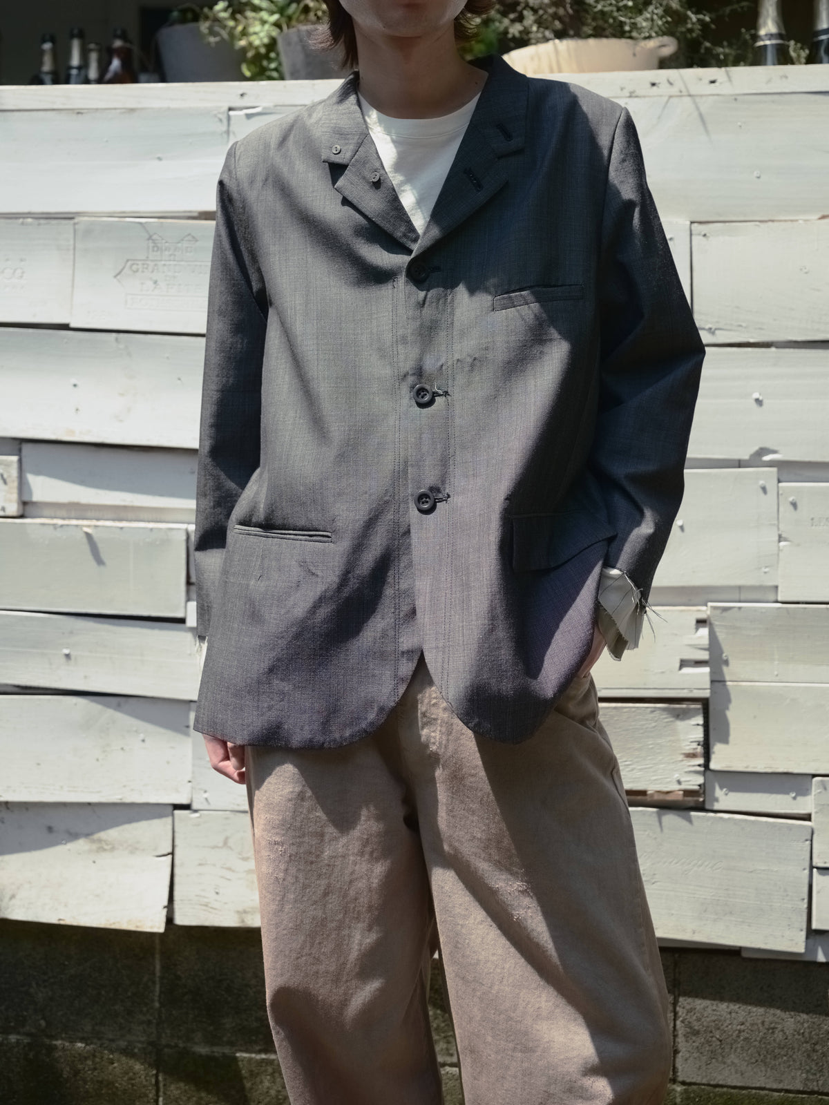 ANCELLM　LAYERED TAILORED JACKET