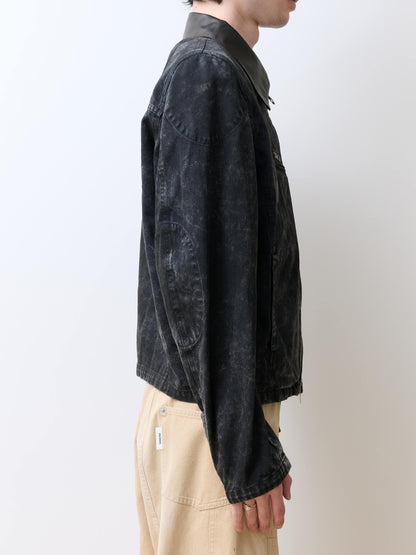 BASICKS　Dirty Motorcycle Denim Jacket