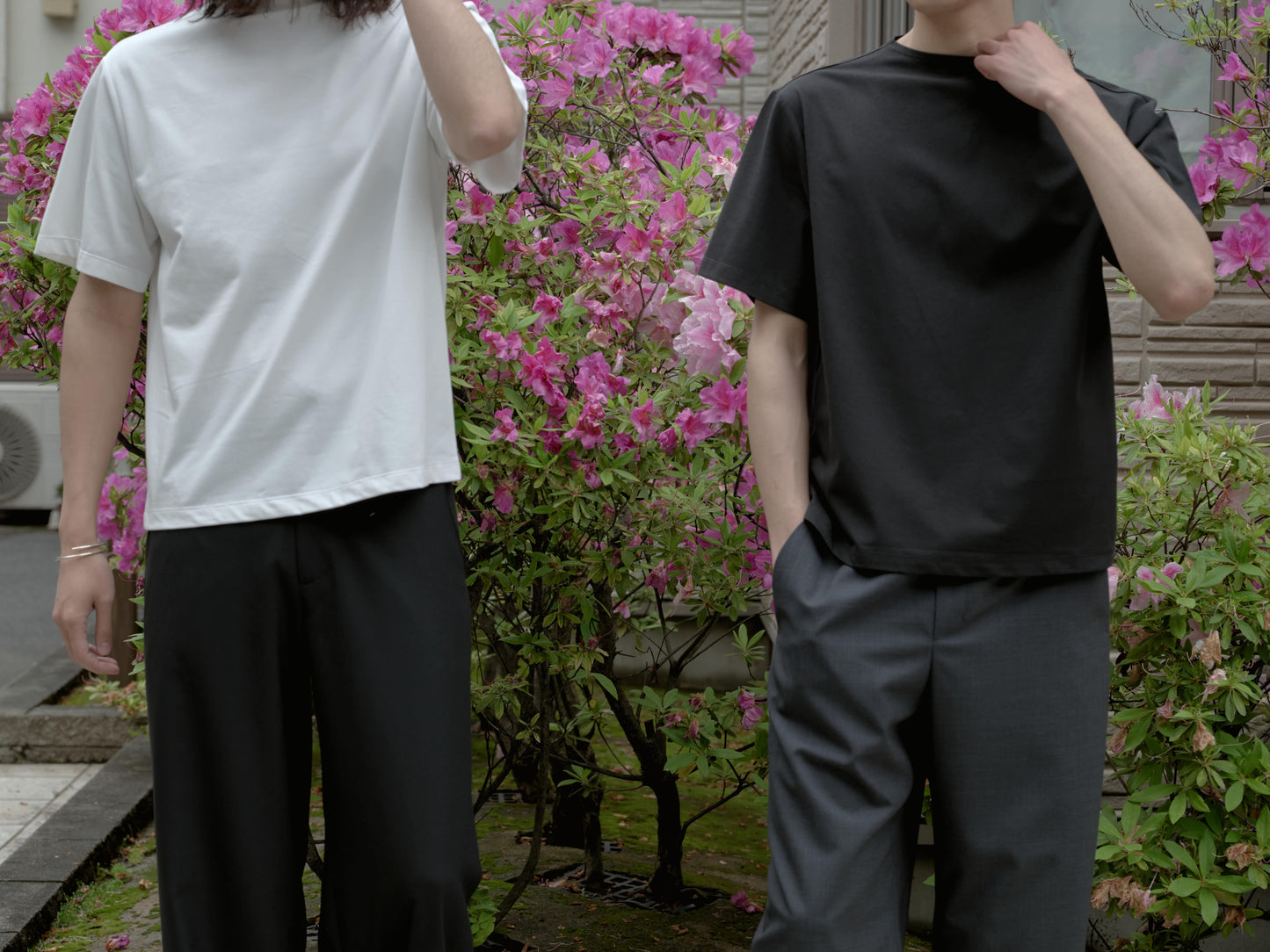 AMOMENTO　BOAT NECK T-SHIRT