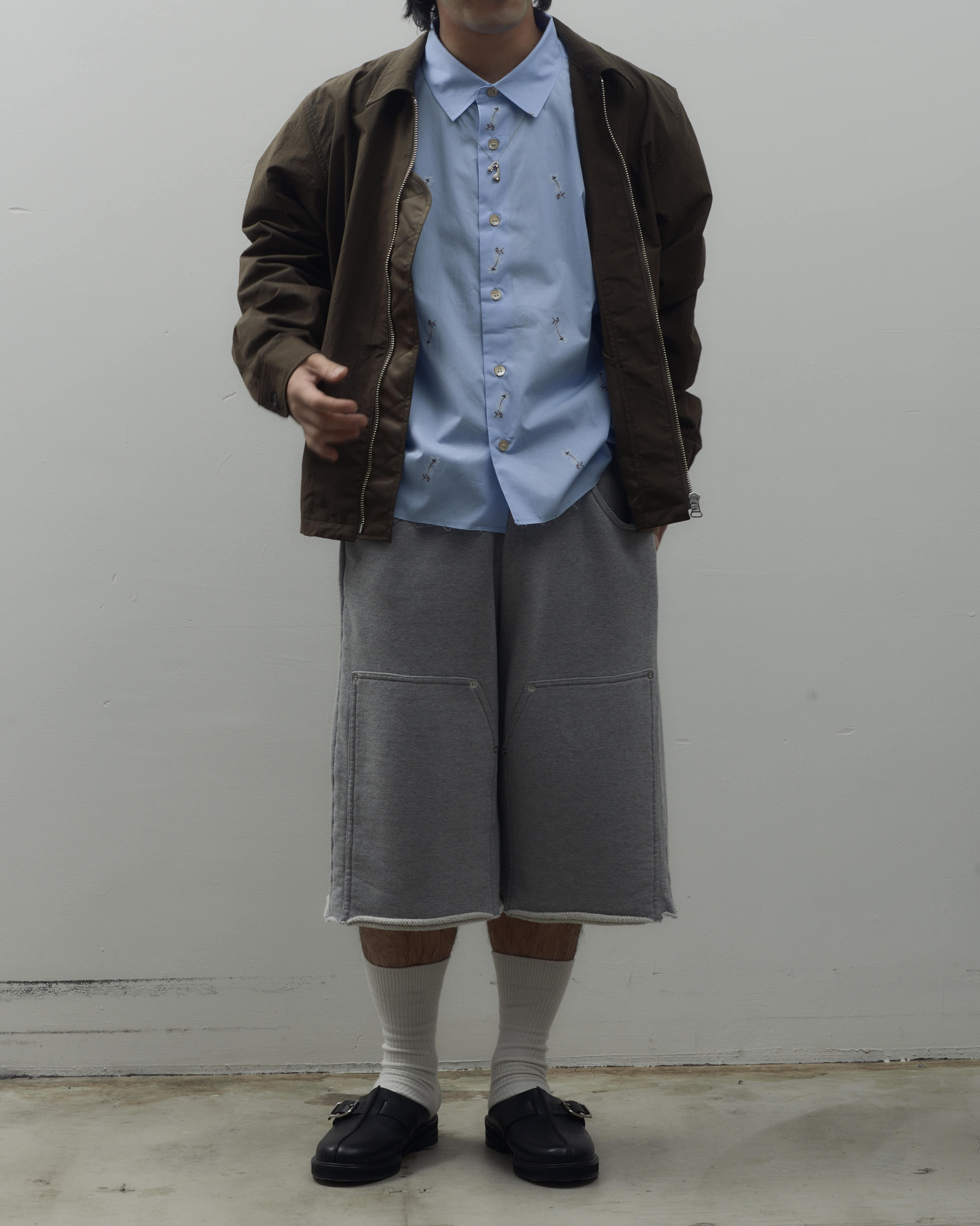 JIEDA 3/4 DOUBLE KNEE SWEAT PANTS – KIKUNOBU