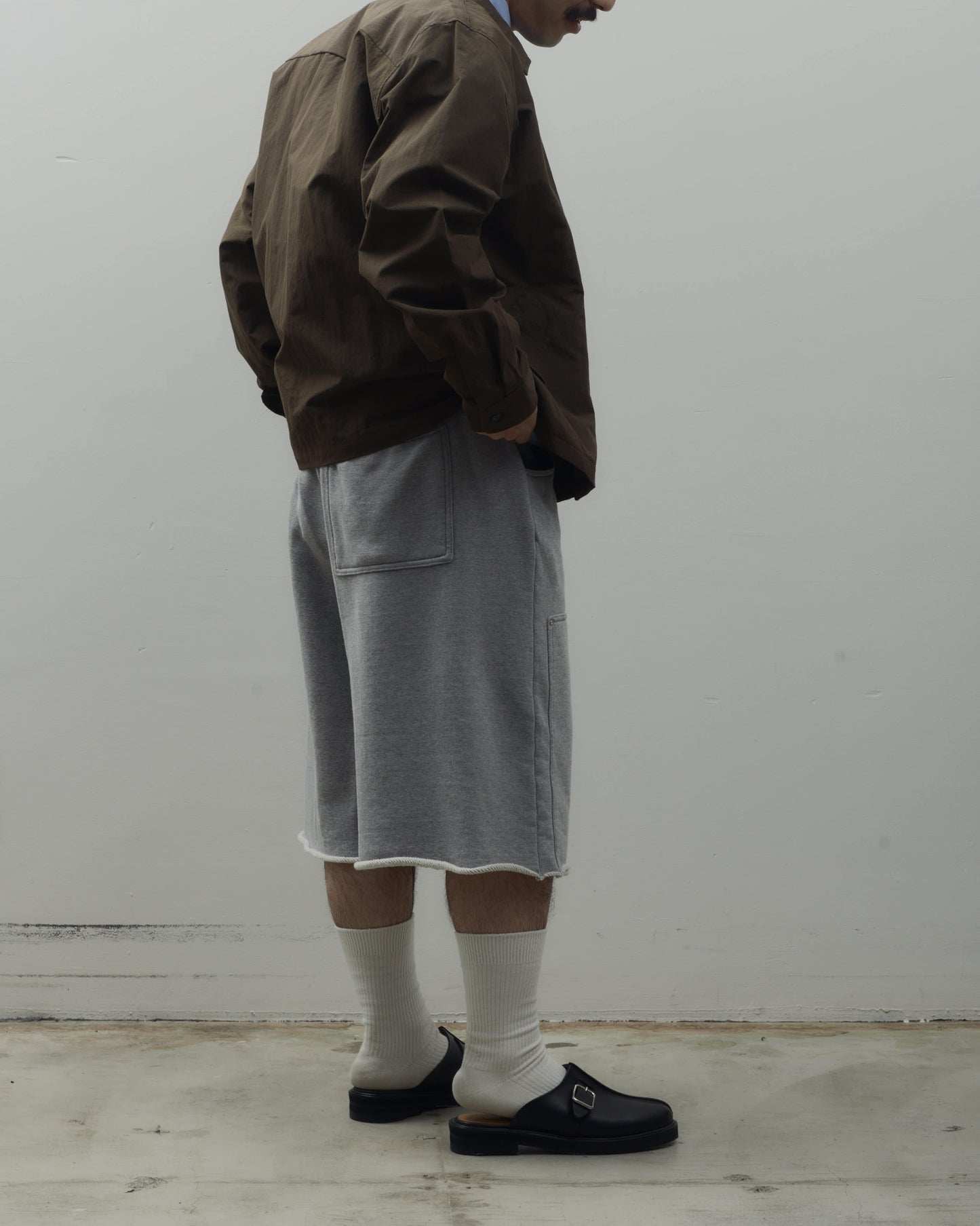 JIEDA　3/4 DOUBLE KNEE SWEAT PANTS