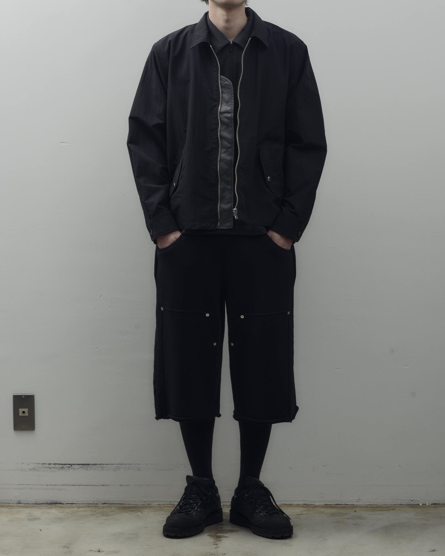 JIEDA　3/4 DOUBLE KNEE SWEAT PANTS