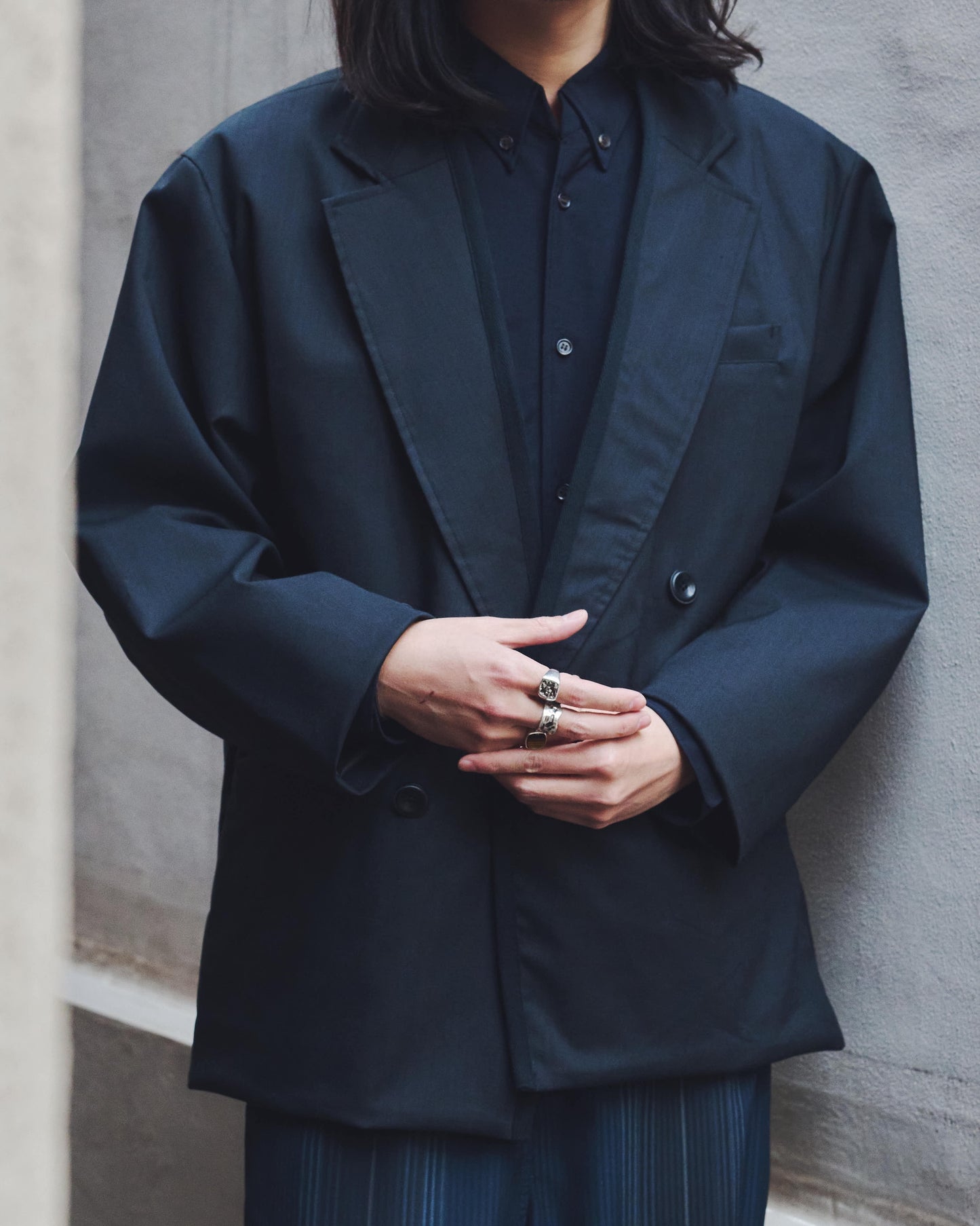 elephant TRIBAL fabrics　FOLDING TAILORED JKT