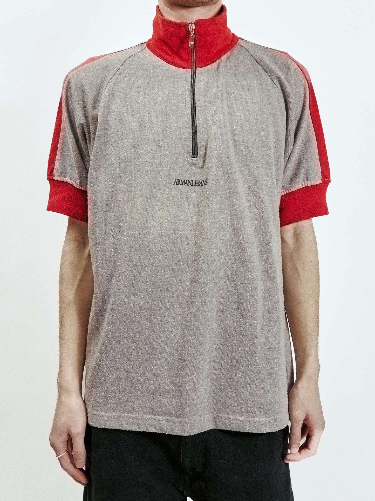 ARMANI JEANS　HALF ZIP S/S