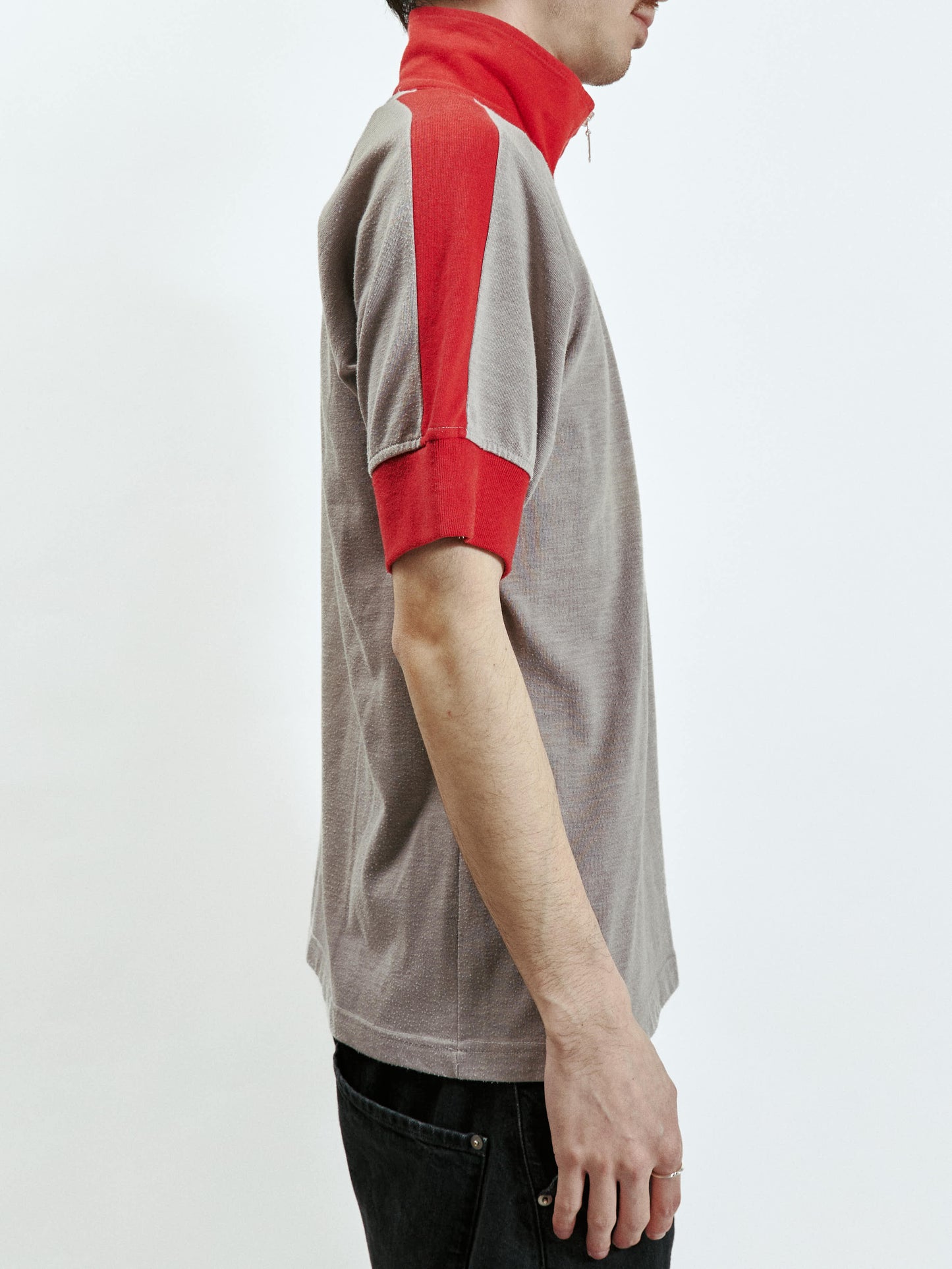 ARMANI JEANS　HALF ZIP S/S