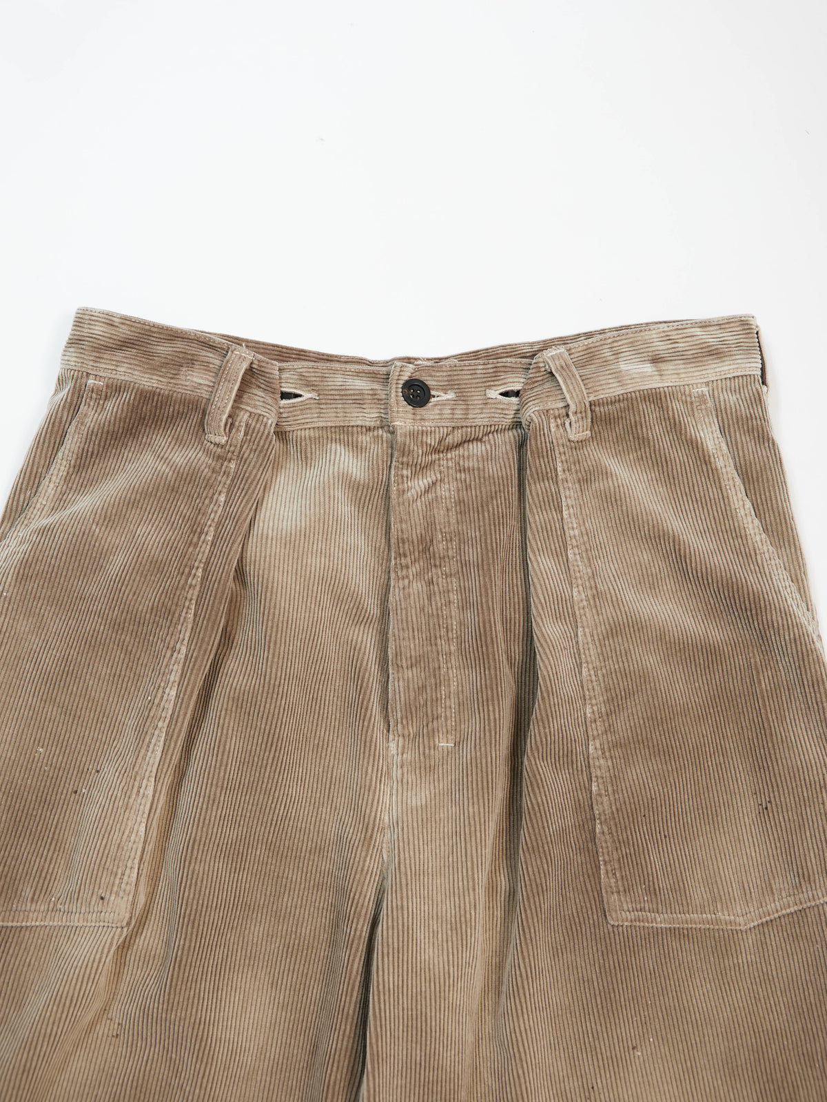 ANCELLM　AGING CORDUROY BAKER PANTS