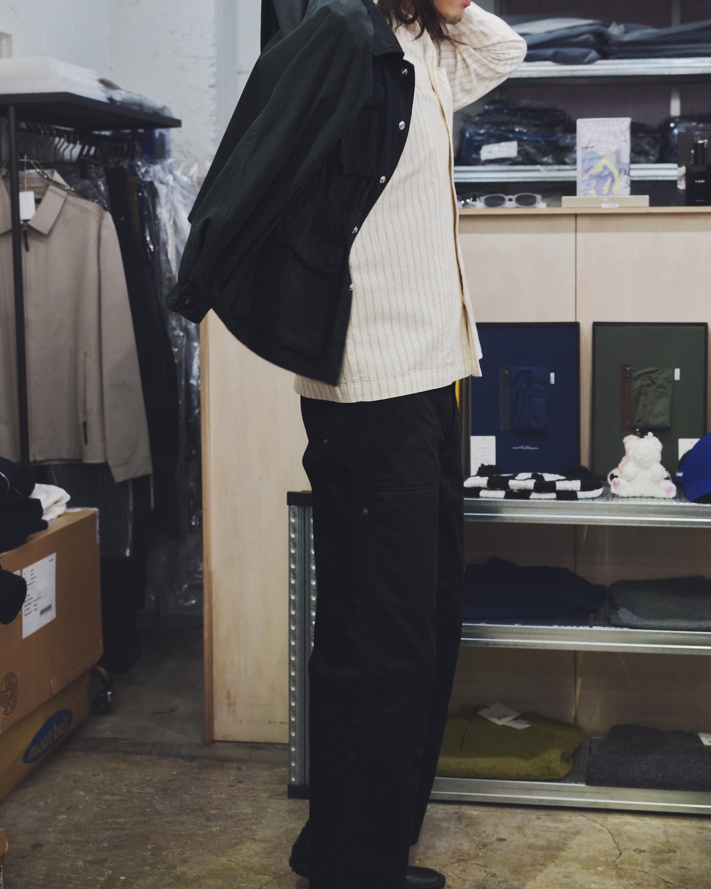 refomed　FOREMAN MILITARY JACKET