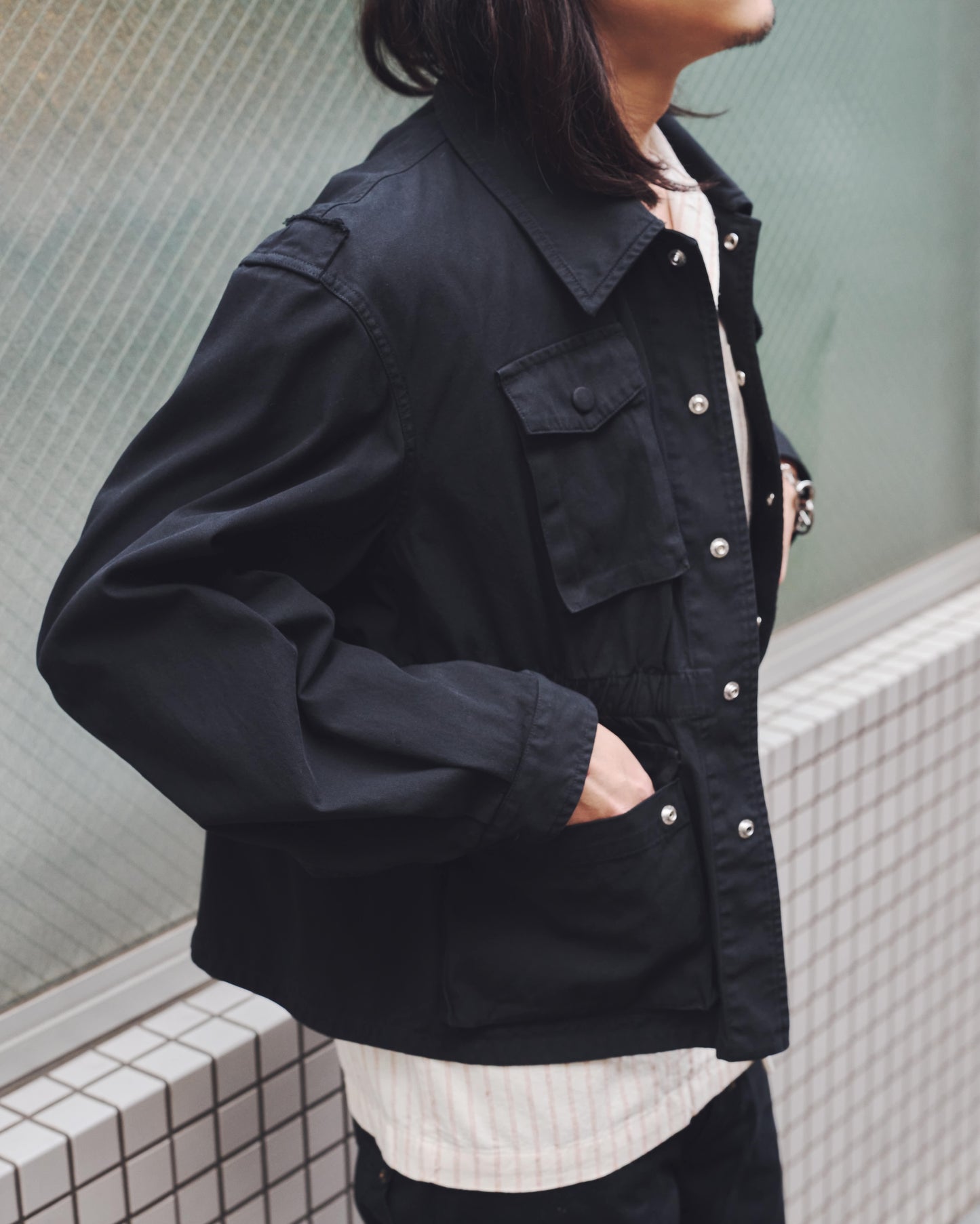 refomed　FOREMAN MILITARY JACKET