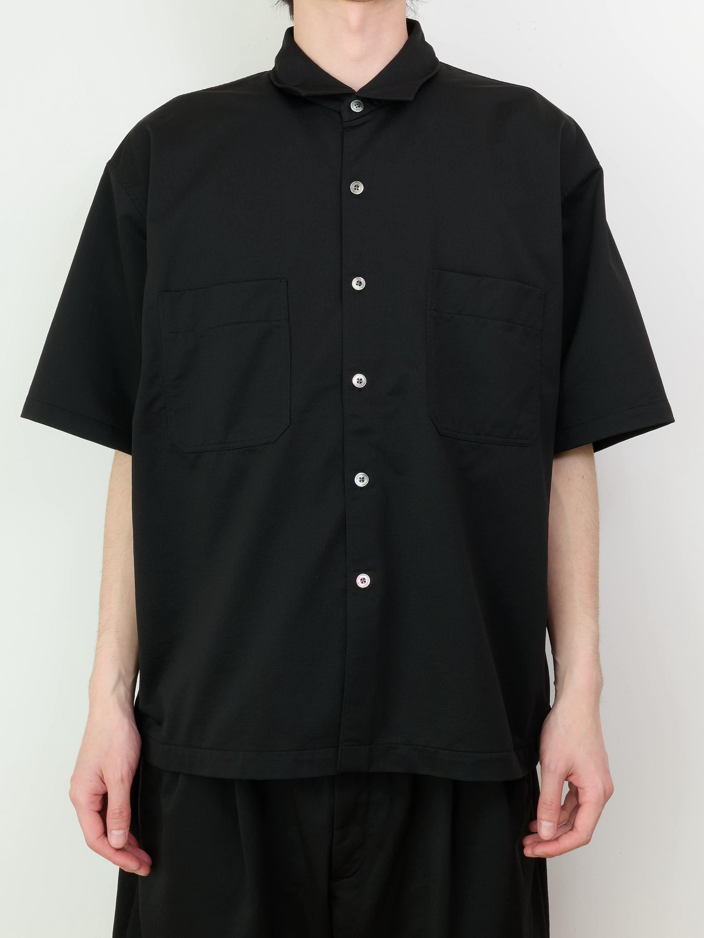 KANEMASA PHIL.　36G Nylon Balise SS Shirt