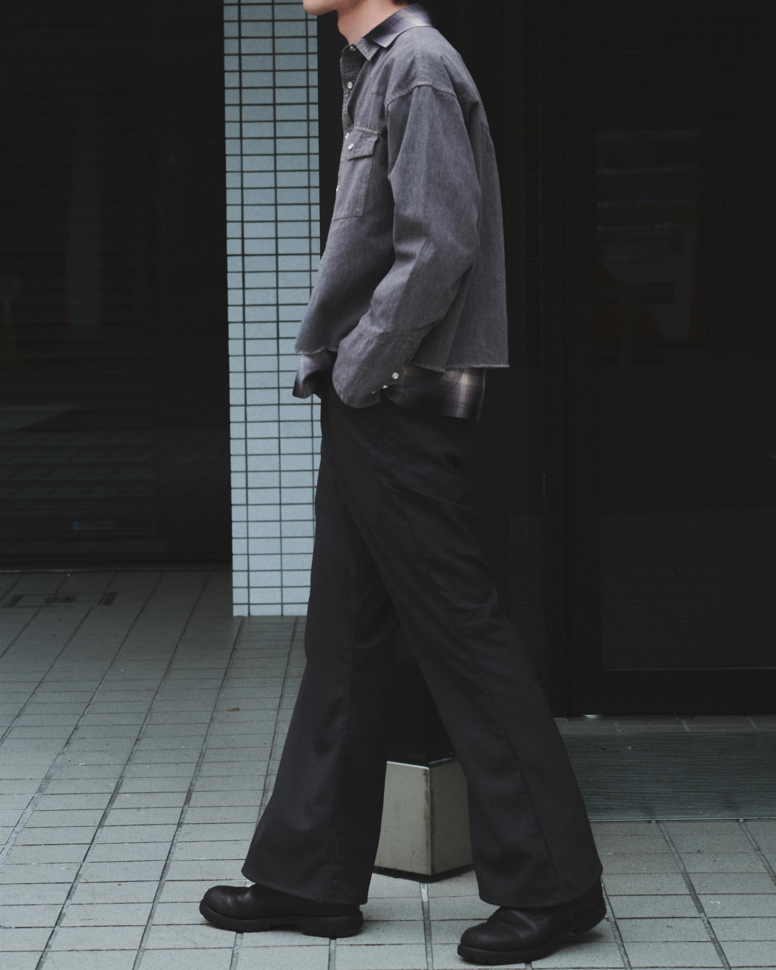 JIEDA FLARE PANTS – KIKUNOBU
