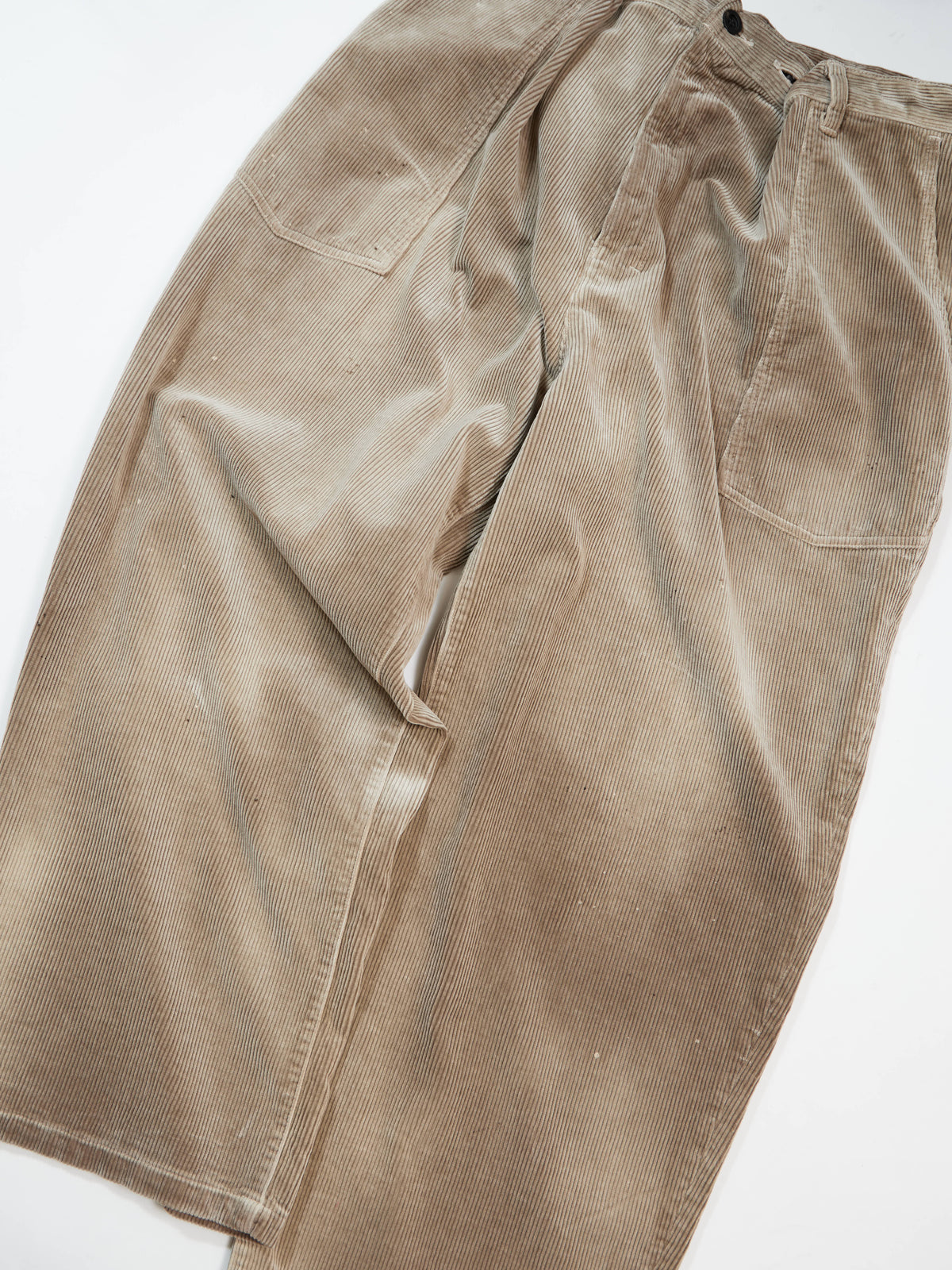 ANCELLM　AGING CORDUROY BAKER PANTS