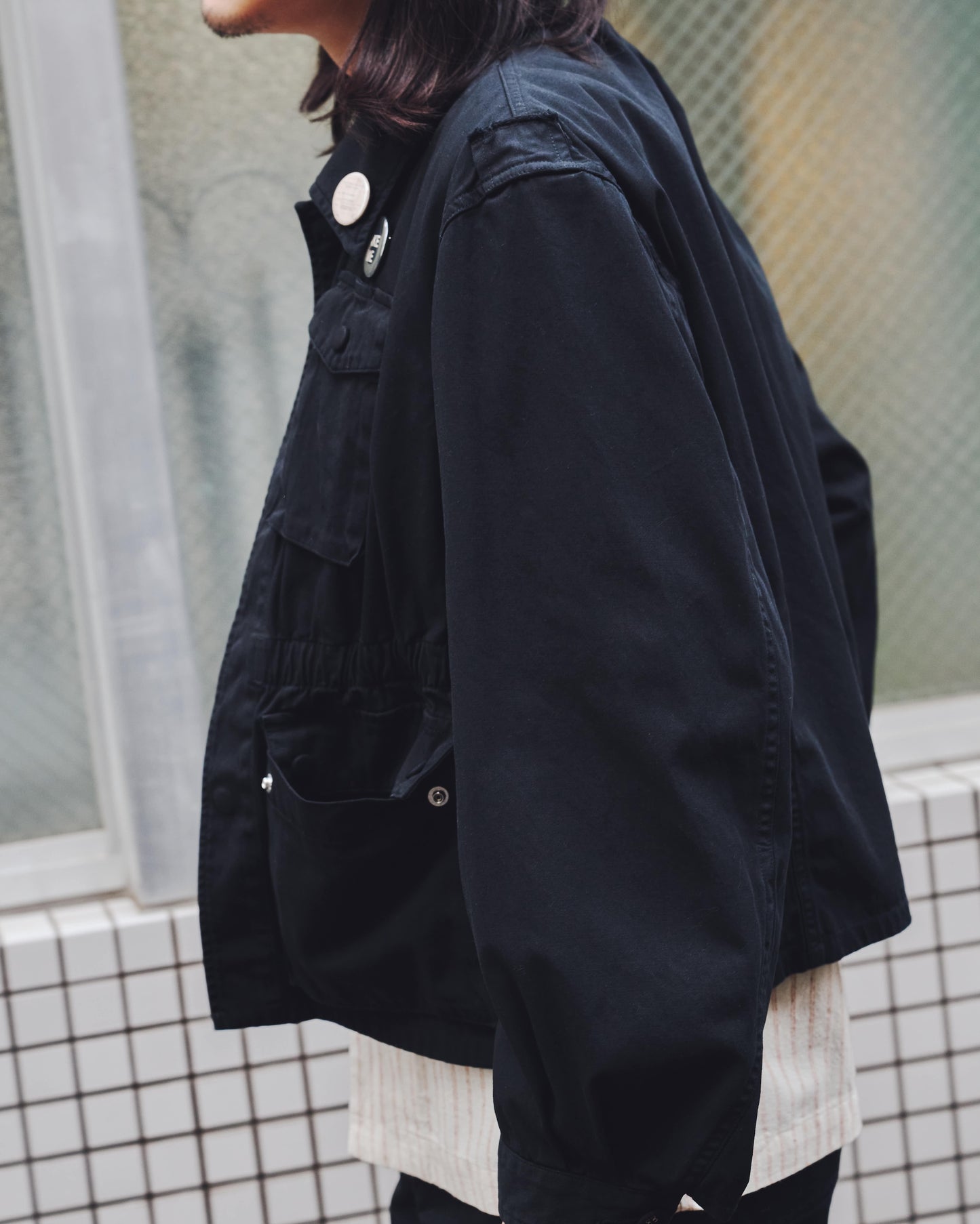 refomed　FOREMAN MILITARY JACKET