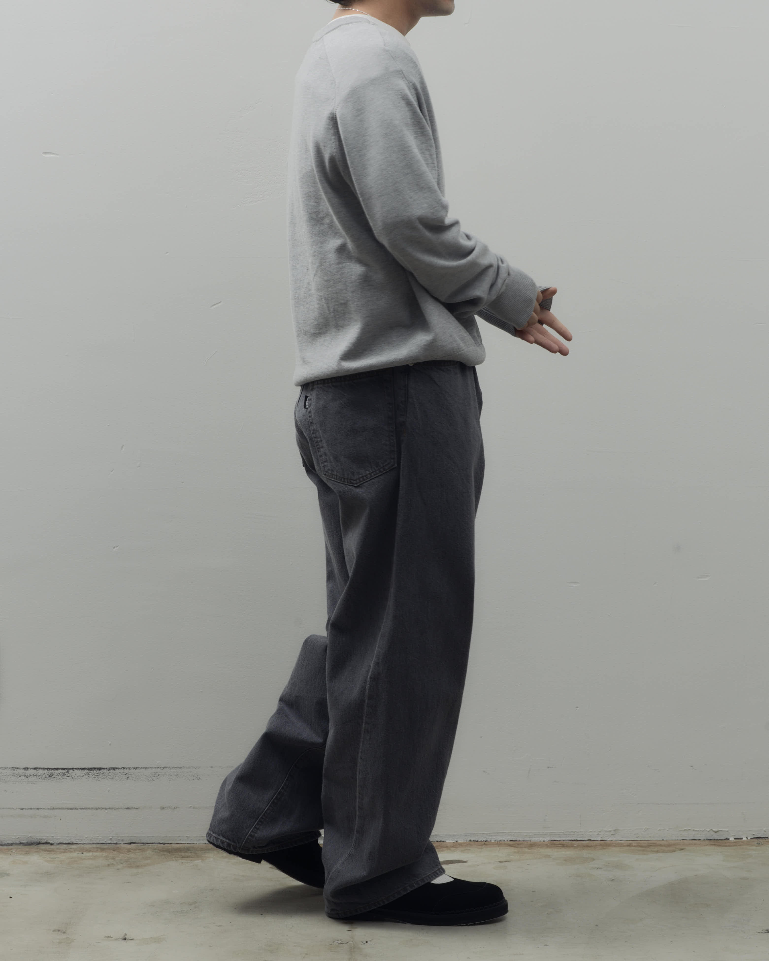 JIEDA USED TWIST DENIM PANTS – KIKUNOBU
