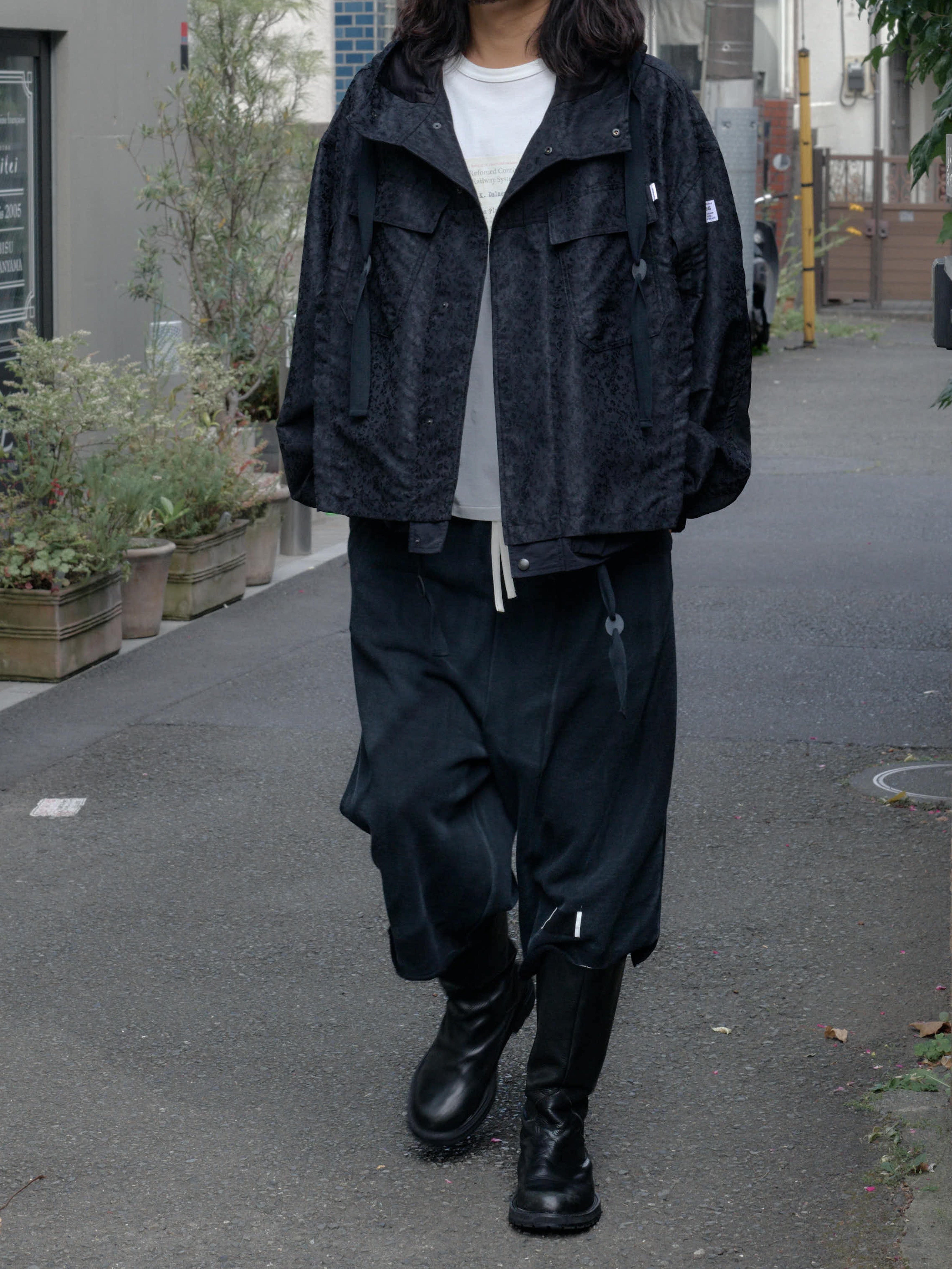 elephant TRIBAL fabrics FLOWER ANORAK MOUNTAIN JKT – KIKUNOBU