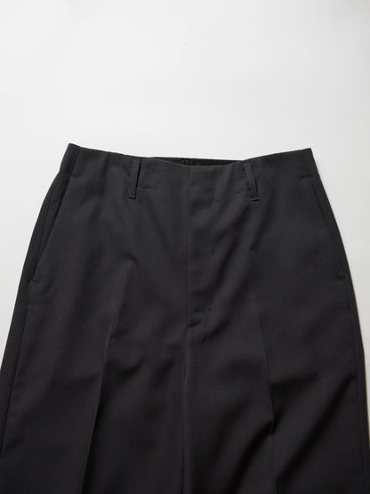 ANTHEM A　WOOL GABARDINE BELTLESS TROUSERS