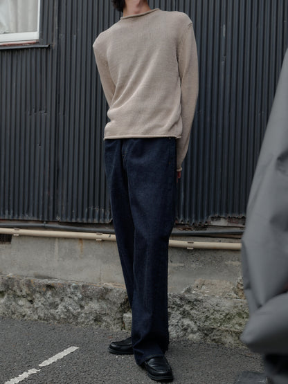 AMOMENTO　PAPER YARN PULLOVER