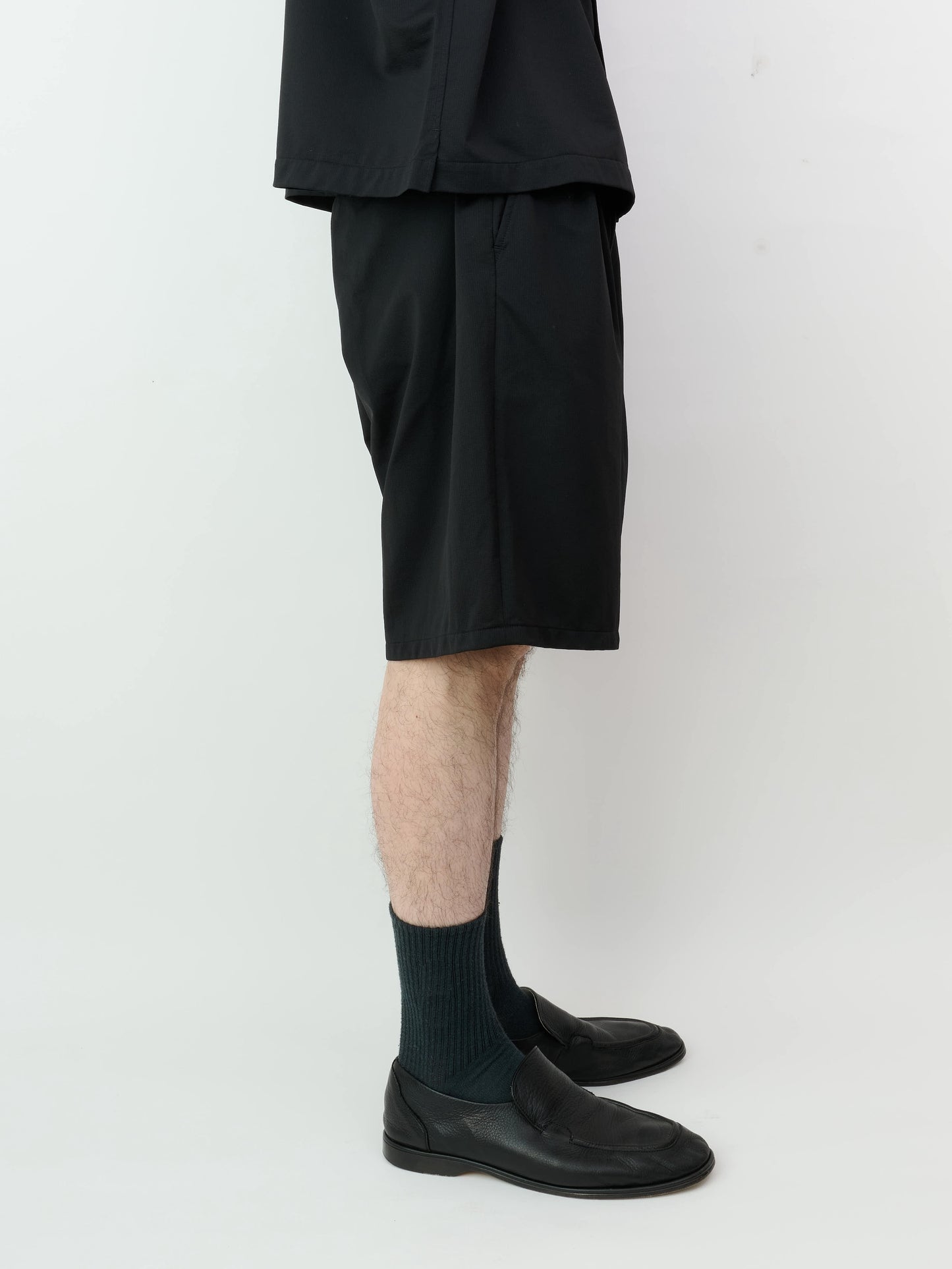 KANEMASA PHIL.　36G Nylon Tuck Easy Shorts