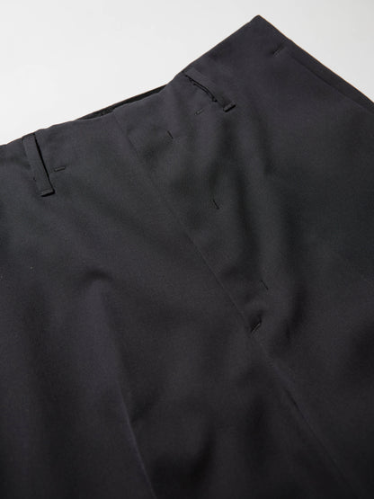 ANTHEM A　WOOL GABARDINE BELTLESS TROUSERS