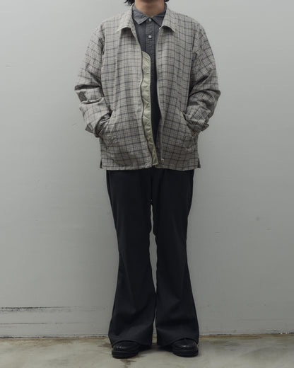 JIEDA　SEERSUCKER ZIP SHIRT